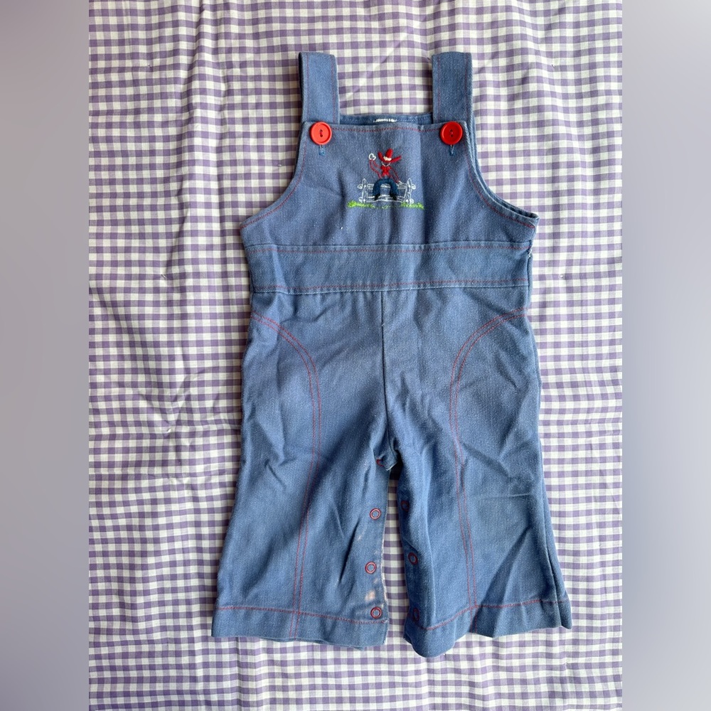 Vintage 70’s Flare Cowboy Overalls